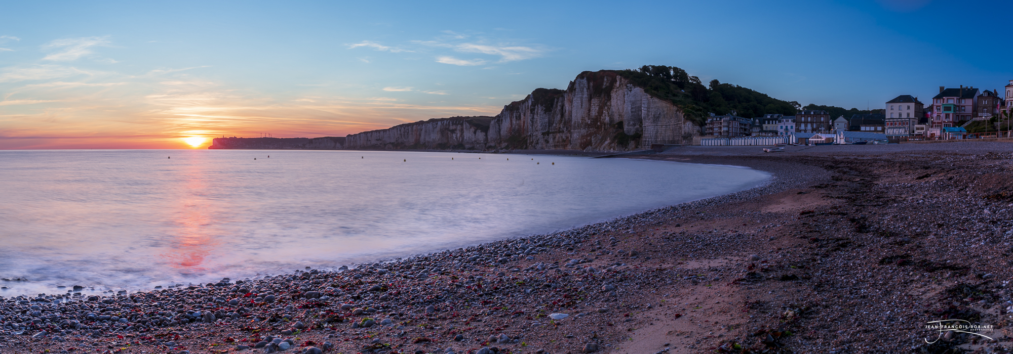 Photographie Galerie Net Horizon, Côte d'Albâtre, Yport au lever du soleil, Normandie